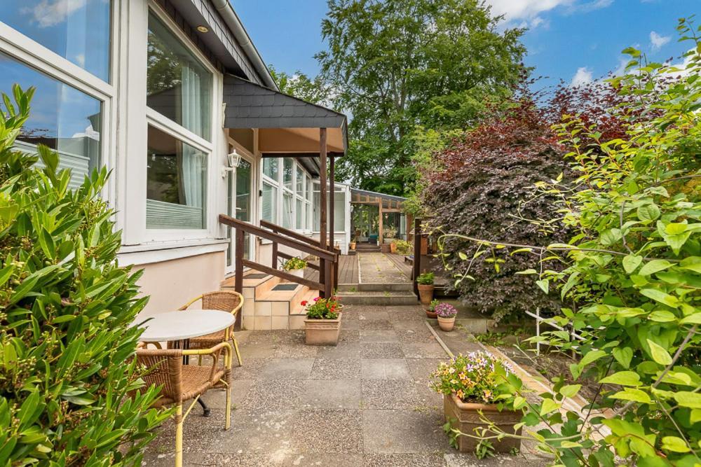 Ferienwohnung Am Schlosspark Glücksburg Exterior foto